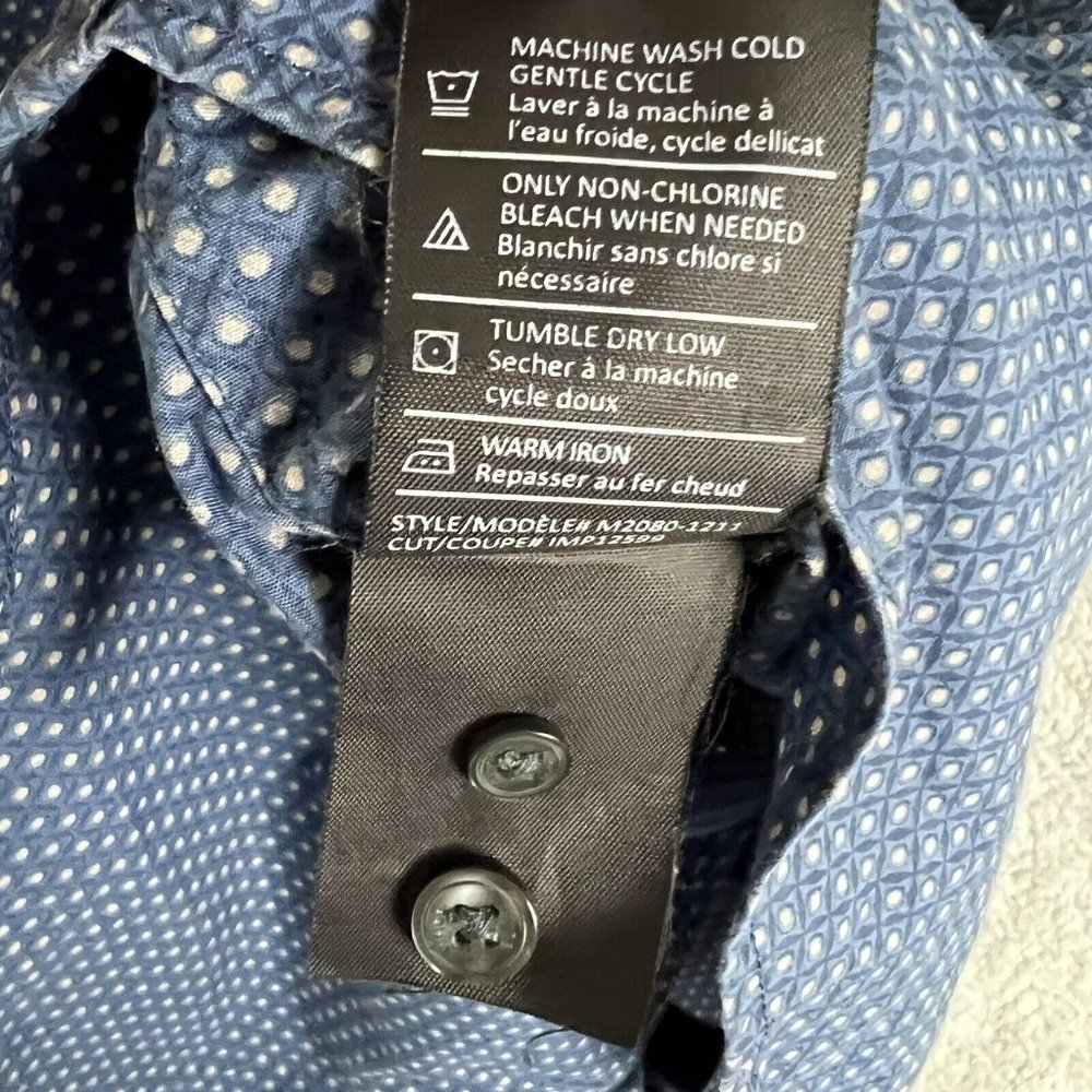Vince Shirt Mens Large Blue Button Down Long Sleeve Mens Large - Picture 7 of 9